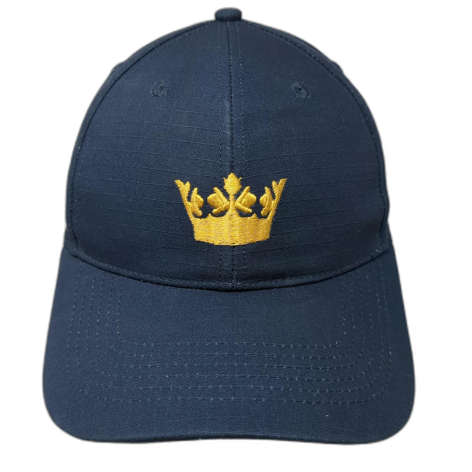 Amawaterways Cruise Line Blue Baseball Cap One Size Gold Crown Logo Strap Hat